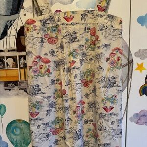 Vintage mushrooms dress amazing handmade like new small